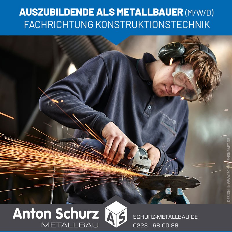 Auszubildende als Metallbauer (m/w/d) Fachrichtung Konstruktionstechnik